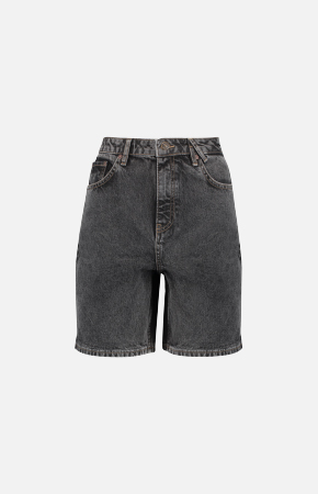 Denim short mid length