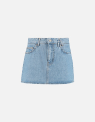 Denim mini skirt