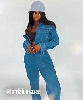 Denim jumpsuit