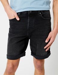 Denim short straight leg